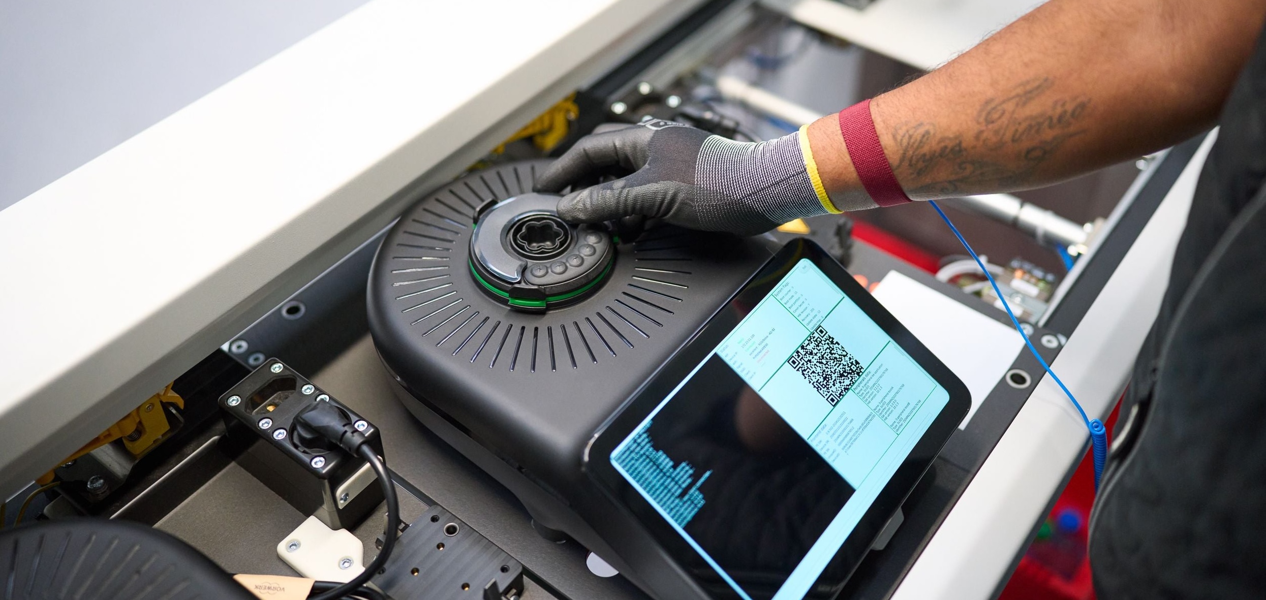 Thermomix tijdens een professionele reparatie