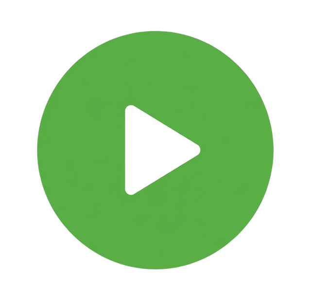 Pictogram: op de groene startknop drukken om te starten